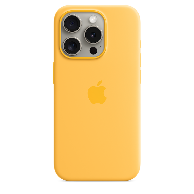 iPhone 15 Pro Silicone Case with MagSafe - Sunshine Get best offers for iPhone 15 Pro Silicone Case with MagSafe - Sunshine