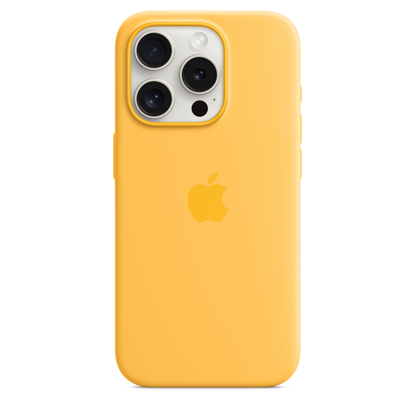 iPhone 15 Pro Silicone Case with MagSafe - Sunshine Get best offers for iPhone 15 Pro Silicone Case with MagSafe - Sunshine