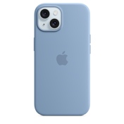 iPhone¬†15 Silicone Case with MagSafe - Winter¬†Blue