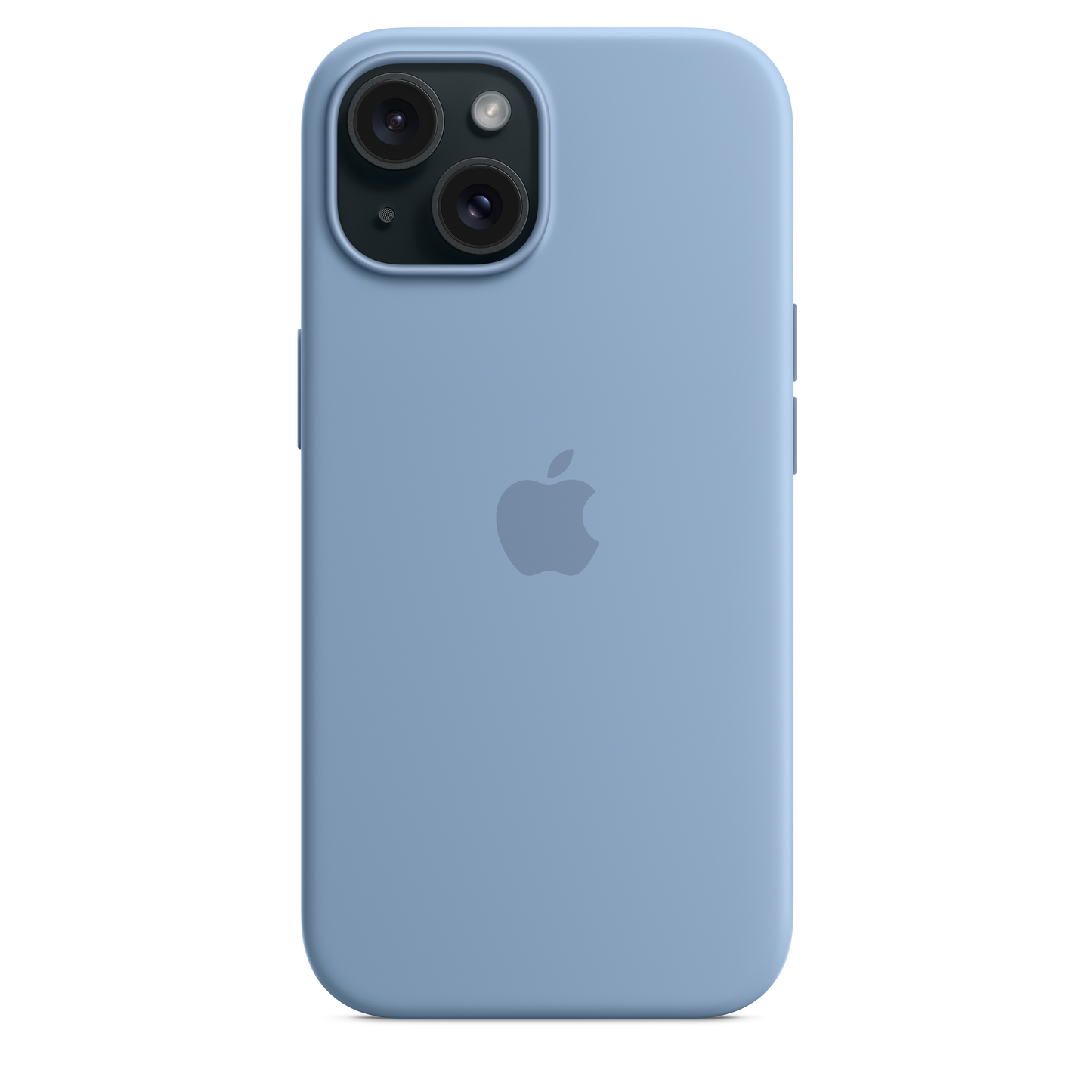 iPhone¬†15 Silicone Case with MagSafe - Winter¬†Blue