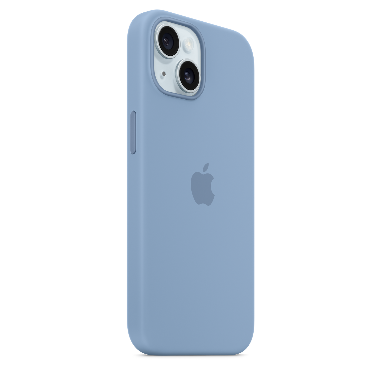 iPhone¬†15 Silicone Case with MagSafe - Winter¬†Blue