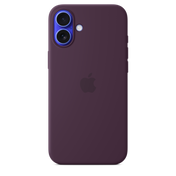 iPhone 16 Plus Silicone Case with MagSafe - Plum