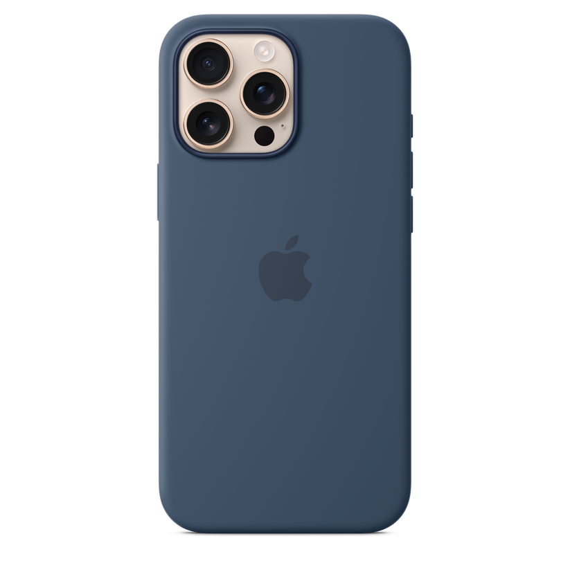 iPhone 16 Pro Max Silicone Case with MagSafe - Denim Get best offers for iPhone 16 Pro Max Silicone Case with MagSafe - Denim