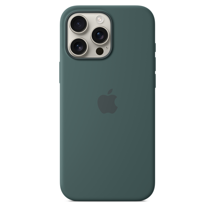 iPhone 16 Pro Max Silicone Case with MagSafe - Lake Green Get best offers for iPhone 16 Pro Max Silicone Case with MagSafe - Lake Green