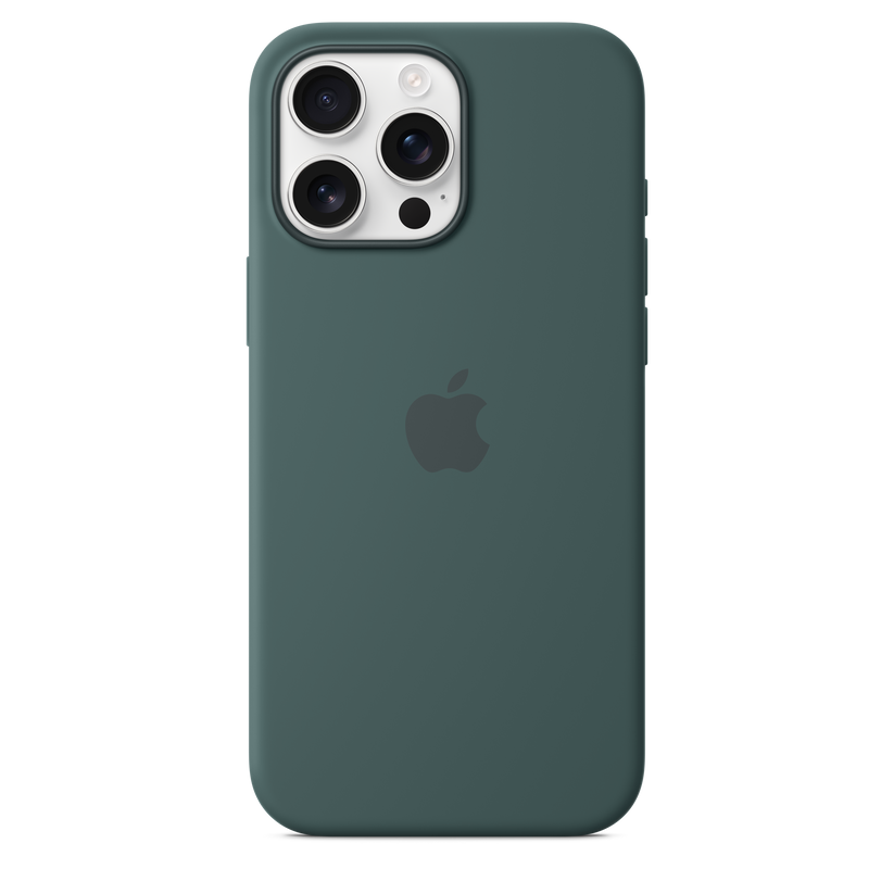 iPhone 16 Pro Max Silicone Case with MagSafe - Lake Green Get best offers for iPhone 16 Pro Max Silicone Case with MagSafe - Lake Green