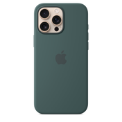 iPhone 16 Pro Max Silicone Case with MagSafe - Lake Green