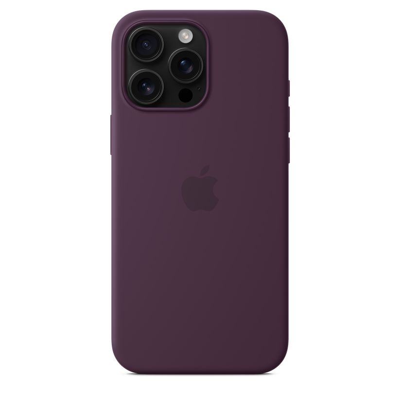 iPhone 16 Pro Max Silicone Case with MagSafe - Plum Get best offers for iPhone 16 Pro Max Silicone Case with MagSafe - Plum