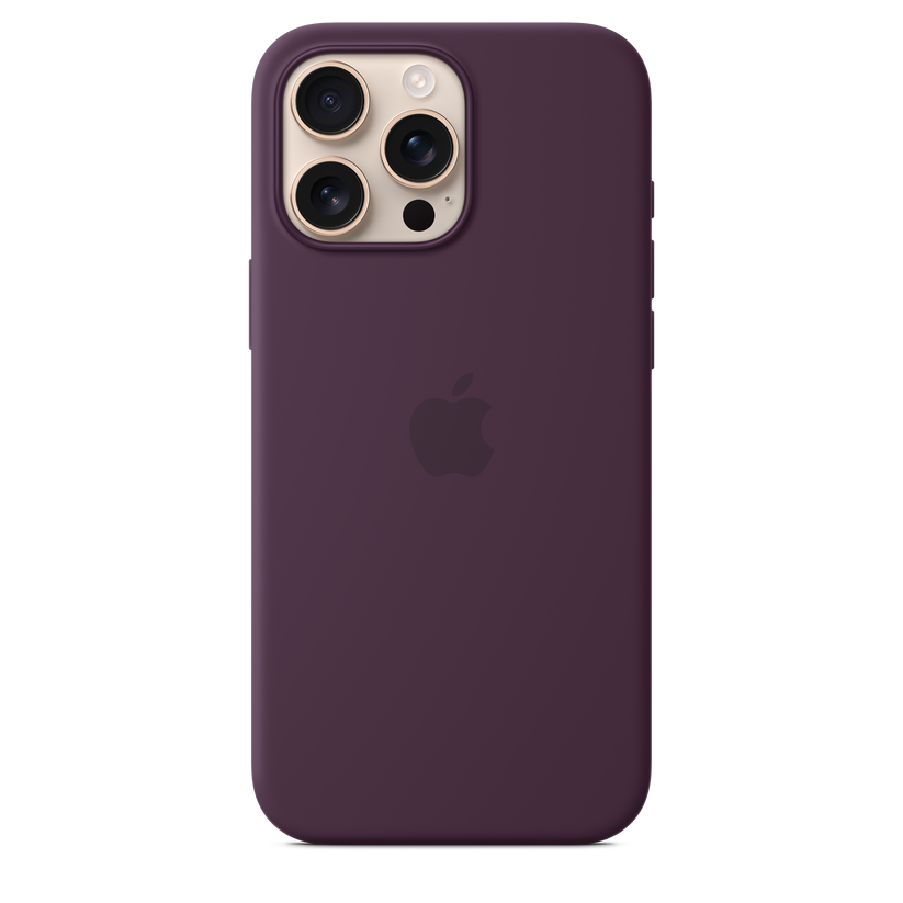 iPhone 16 Pro Max Silicone Case with MagSafe - Plum Get best offers for iPhone 16 Pro Max Silicone Case with MagSafe - Plum