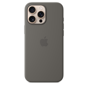 iPhone 16 Pro Max Silicone Case with MagSafe - Stone Grey