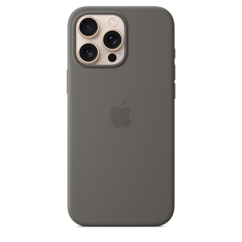 iPhone 16 Pro Max Silicone Case with MagSafe - Stone Grey Get best offers for iPhone 16 Pro Max Silicone Case with MagSafe - Stone Grey