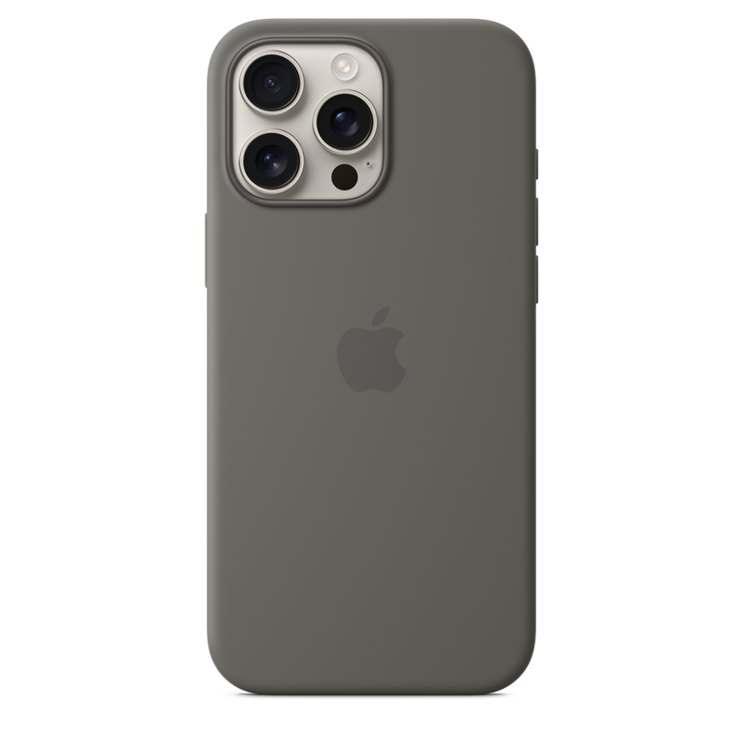 iPhone 16 Pro Max Silicone Case with MagSafe - Stone Grey Get best offers for iPhone 16 Pro Max Silicone Case with MagSafe - Stone Grey