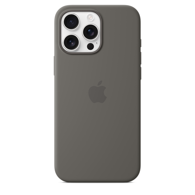 iPhone 16 Pro Max Silicone Case with MagSafe - Stone Grey Get best offers for iPhone 16 Pro Max Silicone Case with MagSafe - Stone Grey