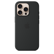 iPhone 16 Pro Silicone Case with MagSafe - Black