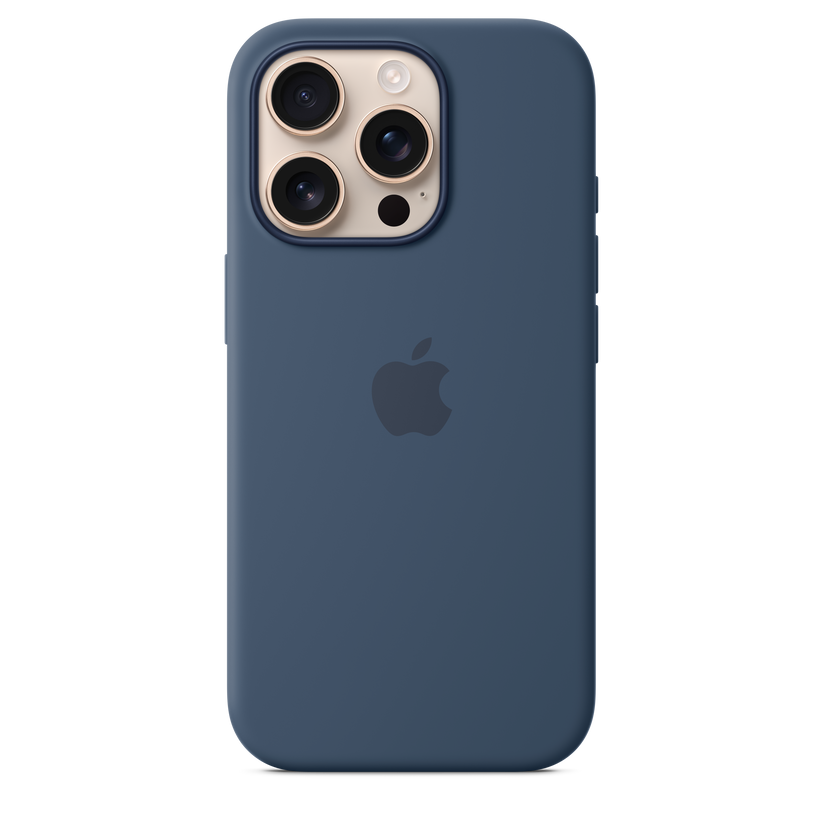 iPhone 16 Pro Silicone Case with MagSafe - Denim Get best offers for iPhone 16 Pro Silicone Case with MagSafe - Denim