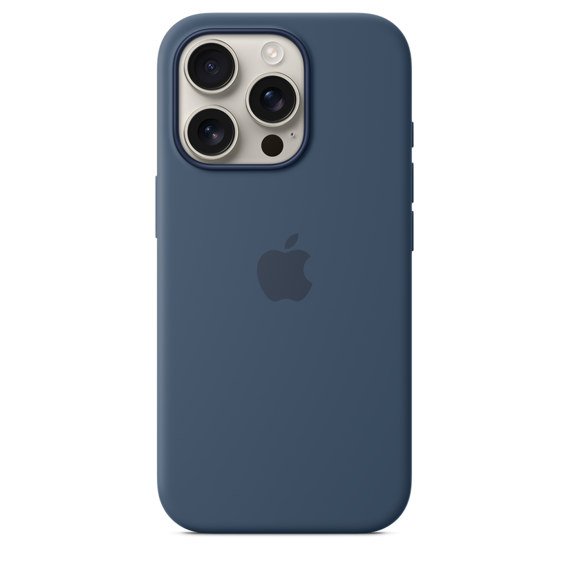 iPhone 16 Pro Silicone Case with MagSafe - Denim Get best offers for iPhone 16 Pro Silicone Case with MagSafe - Denim