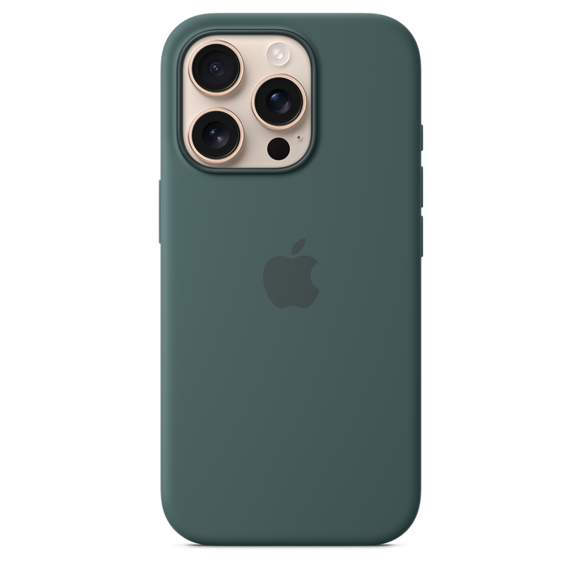 iPhone 16 Pro Silicone Case with MagSafe - Lake Green Get best offers for iPhone 16 Pro Silicone Case with MagSafe - Lake Green