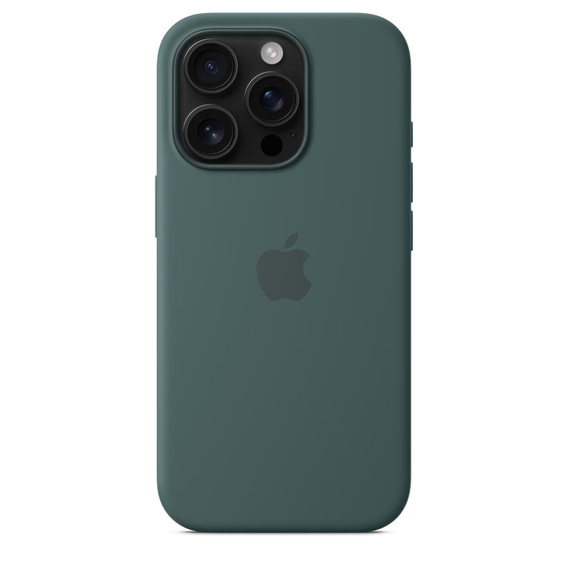 iPhone 16 Pro Silicone Case with MagSafe - Lake Green Get best offers for iPhone 16 Pro Silicone Case with MagSafe - Lake Green