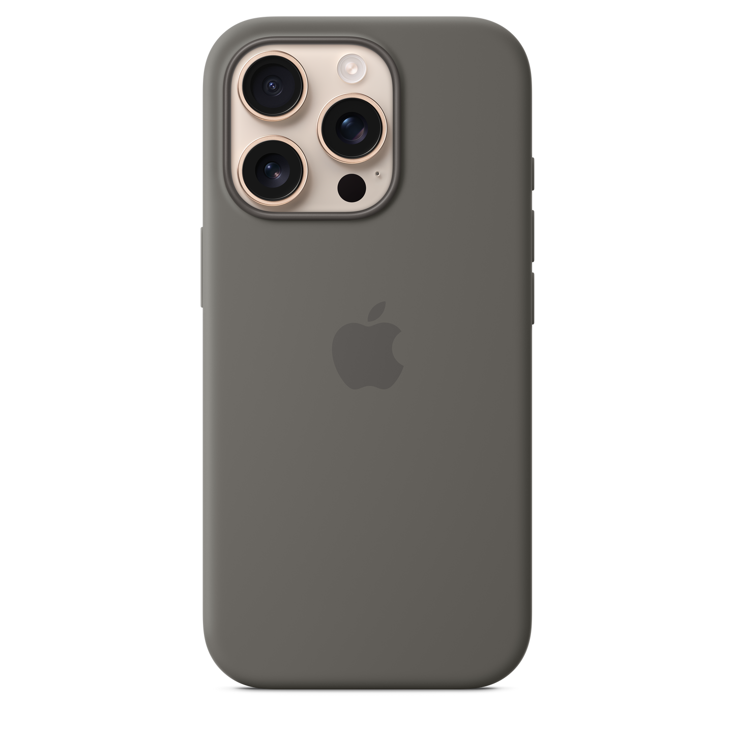 iPhone 16 Pro Silicone Case with MagSafe - Stone Grey