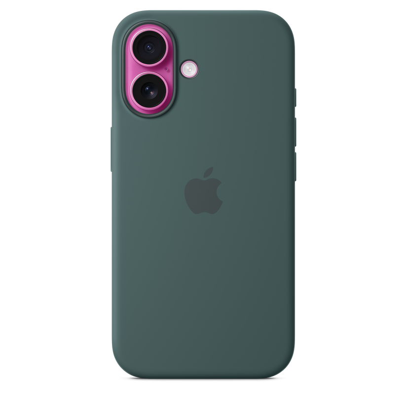 iPhone 16 Silicone Case with MagSafe - Lake Green Get best offers for iPhone 16 Silicone Case with MagSafe - Lake Green