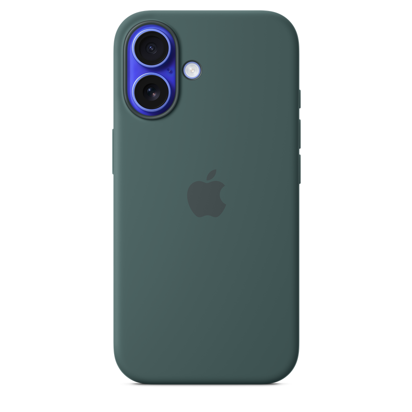 iPhone 16 Silicone Case with MagSafe - Lake Green Get best offers for iPhone 16 Silicone Case with MagSafe - Lake Green