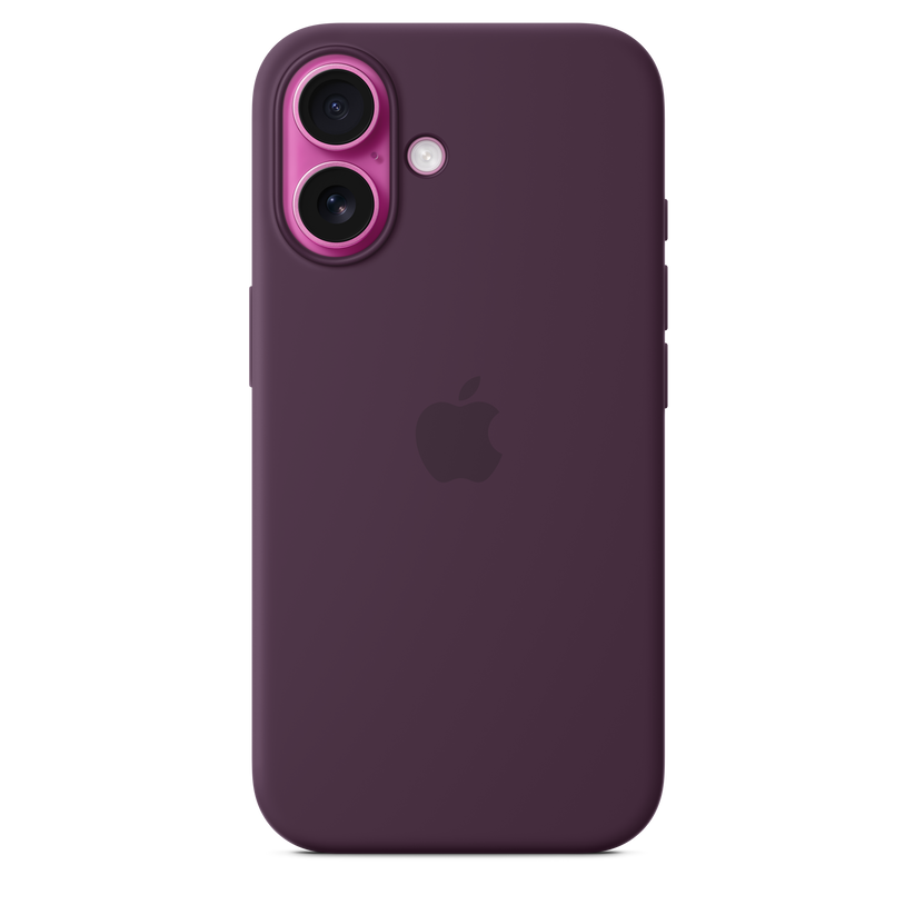 iPhone 16 Silicone Case with MagSafe - Plum Get best offers for iPhone 16 Silicone Case with MagSafe - Plum