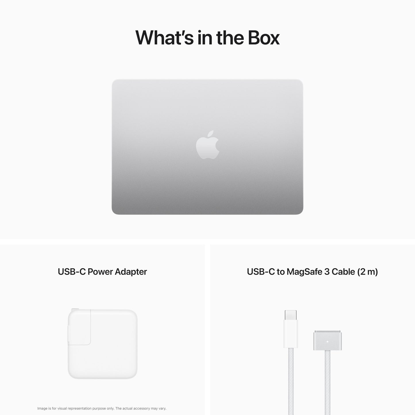 13-inch MacBook Air: Apple M2 chip with 8‑core CPU and 10‑core GPU, 512GB SSD - Silver