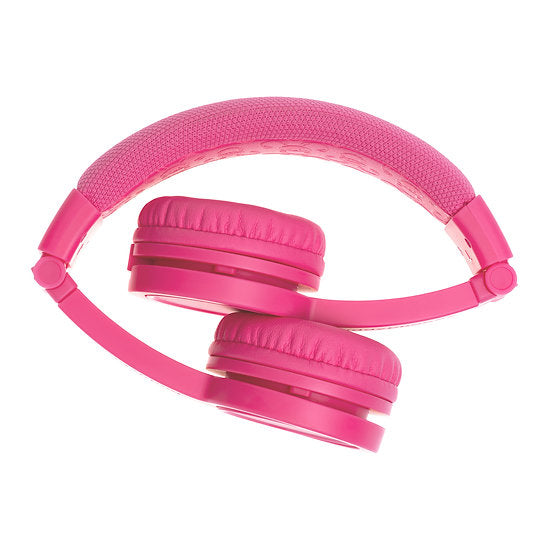 ONANOFF BuddyPhones Explore Plus Foldable with Mic , Rose Pink