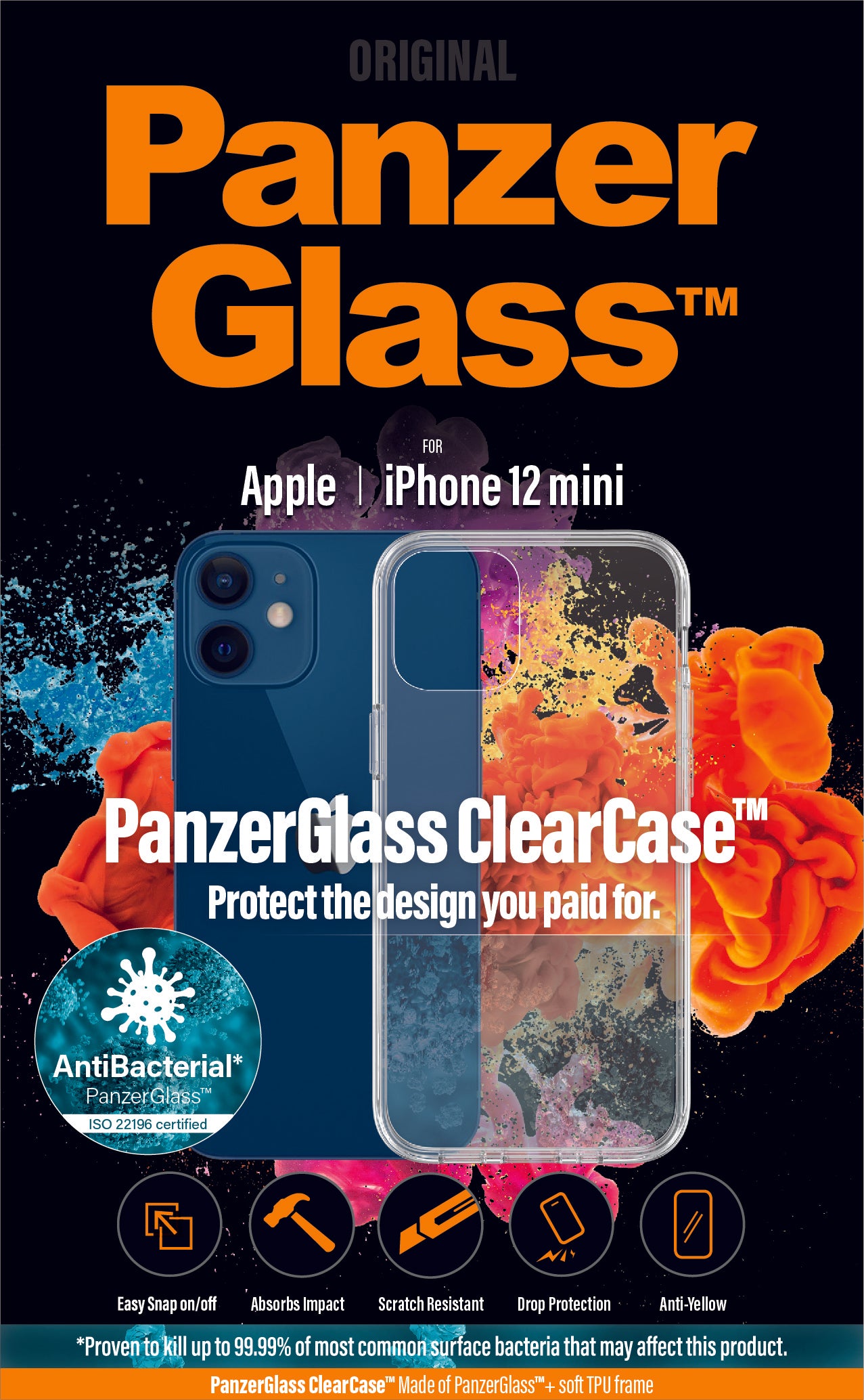 PanzerGlass ClearCase for iPhone 12 mini