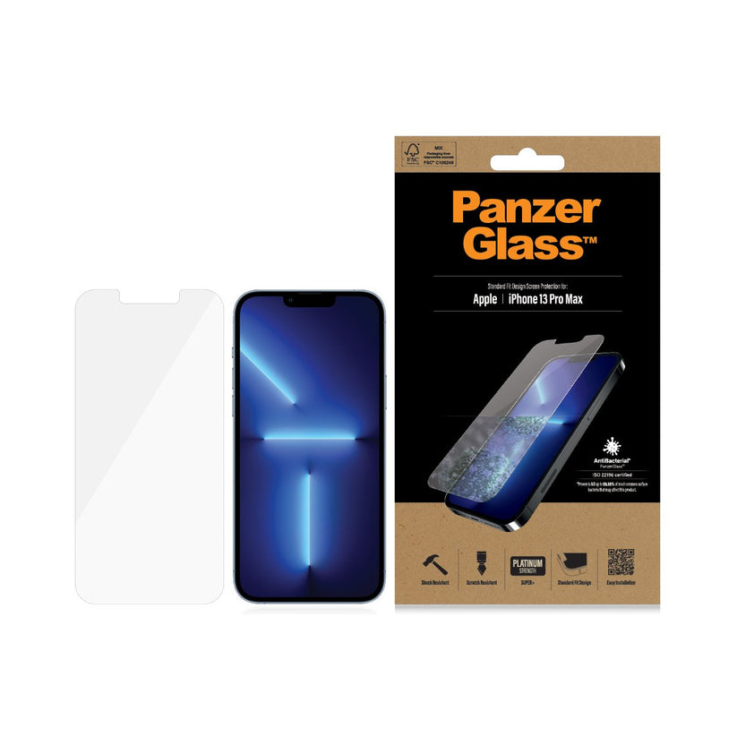 PanzerGlass iPhone 13 Pro Max AntiBacterial Screen Protector Get best offers for PanzerGlass iPhone 13 Pro Max AntiBacterial Screen Protector