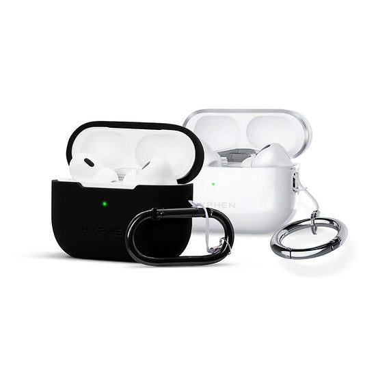 HYPHEN Silicone Case Airpods Pro 2Nd Gen - Black + Clear Cas Get best offers for HYPHEN Silicone Case Airpods Pro 2Nd Gen - Black + Clear Cas