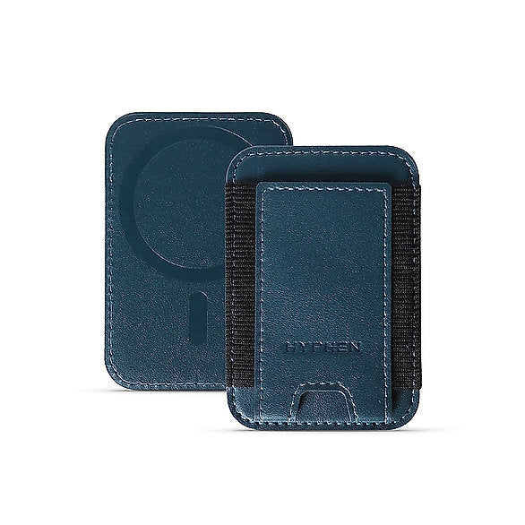 HYPHEN MagSafe Wallet - Single Pocket Holder - Blue Get best offers for HYPHEN MagSafe Wallet - Single Pocket Holder - Blue
