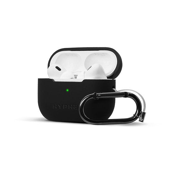 HYPHEN Silicone Case Airpods Pro 2Nd Gen - Black + Clear Cas