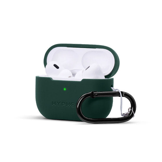 HYPHEN Silicone Case Airpods Pro 2Nd Gen - Green + Clear Cas