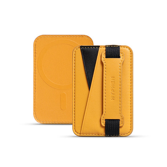 HYPHEN MagSafe Wallet - Dual Pocket with Grip - Orange Get best offers for HYPHEN MagSafe Wallet - Dual Pocket with Grip - Orange