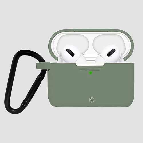 GRIPP AirPods Pro Case + Strap + Keyring Hook  - Green Get best offers for GRIPP AirPods Pro Case + Strap + Keyring Hook  - Green