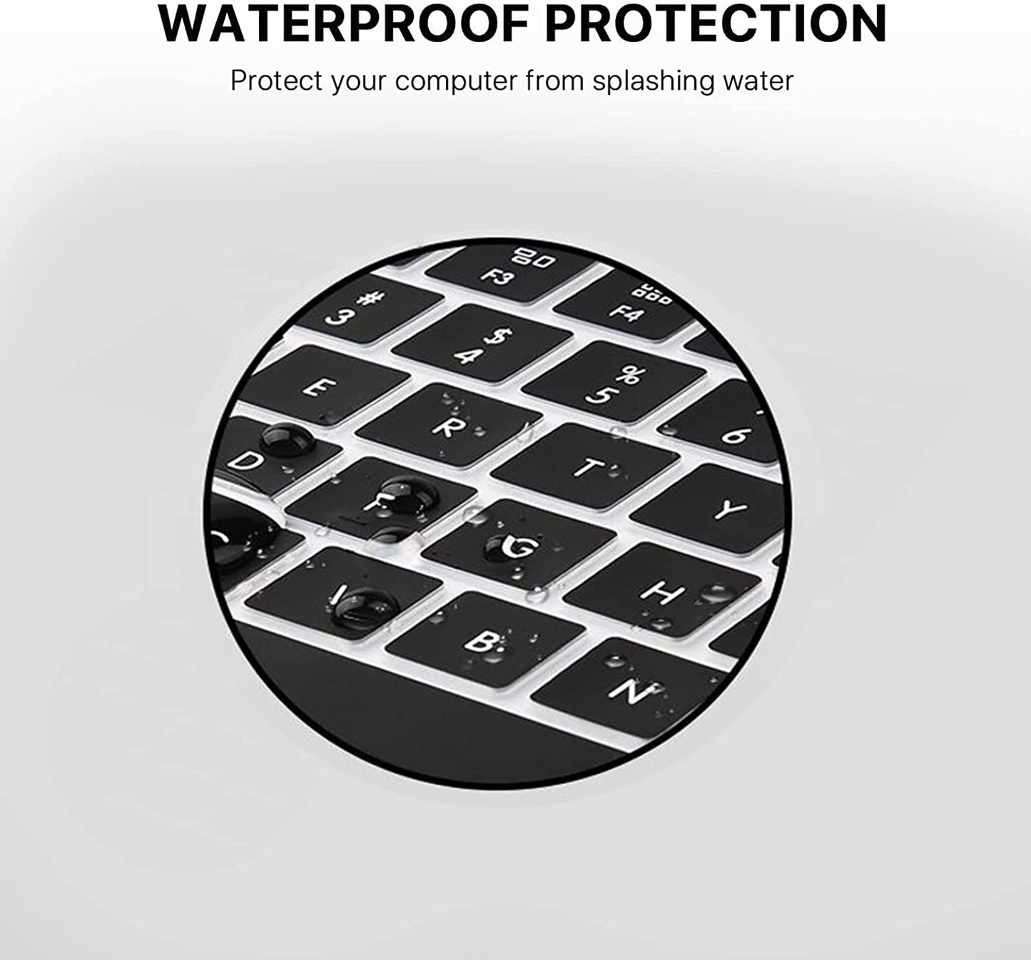 Neopack Silicon Keyboard Guard for MacBook Pro 16.2" - Magic Keyboard - Black