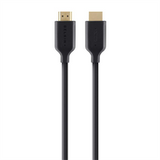 Belkin 2 Meter HDMI Gold 4K 2.0 Ethernet Ultra HD Cable - Black