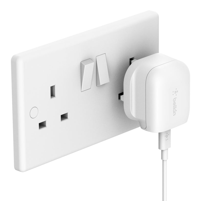 Belkin BOOST CHARGE USB-C 18W Wall Charger Adapter- White Get best offers for Belkin BOOST CHARGE USB-C 18W Wall Charger Adapter- White