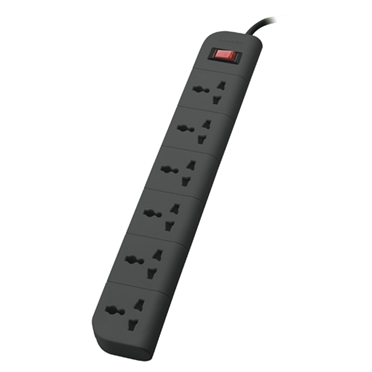 Belkin Essential Series 6-Socket Surge Protector - Grey