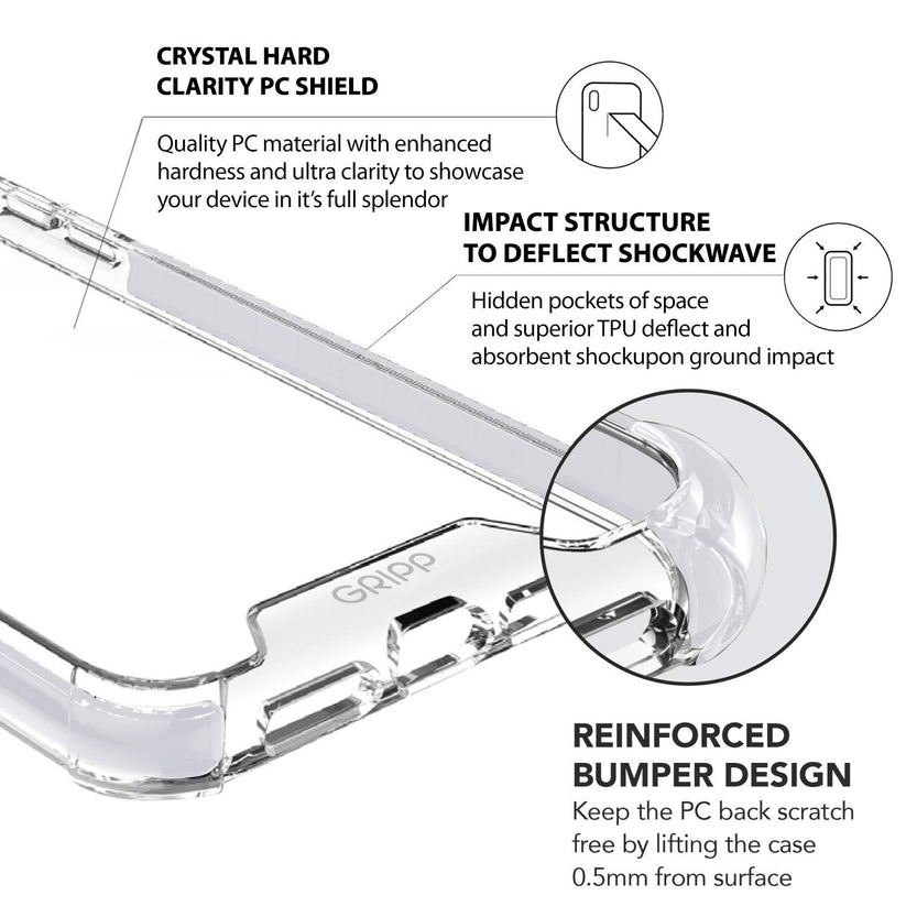 GRIPP Monde for iPhone 11 Military Grade Case - White/Transparent Get best offers for GRIPP Monde for iPhone 11 Military Grade Case - White/Transparent