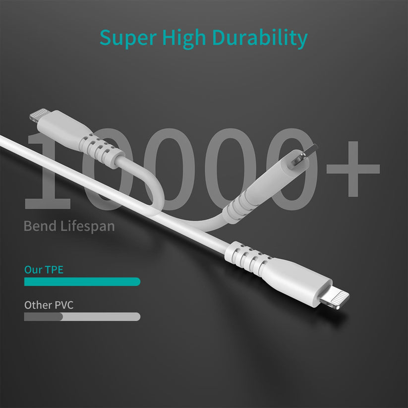 Pulse Silicone Lightning Cable - 1.2m Get best offers for Pulse Silicone Lightning Cable - 1.2m