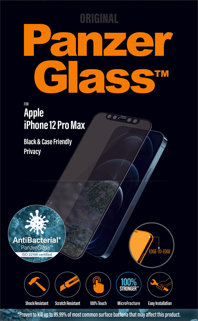 PanzerGlass for iPhone 12 Pro Max CF Privacy AB - Black Get best offers for PanzerGlass for iPhone 12 Pro Max CF Privacy AB - Black