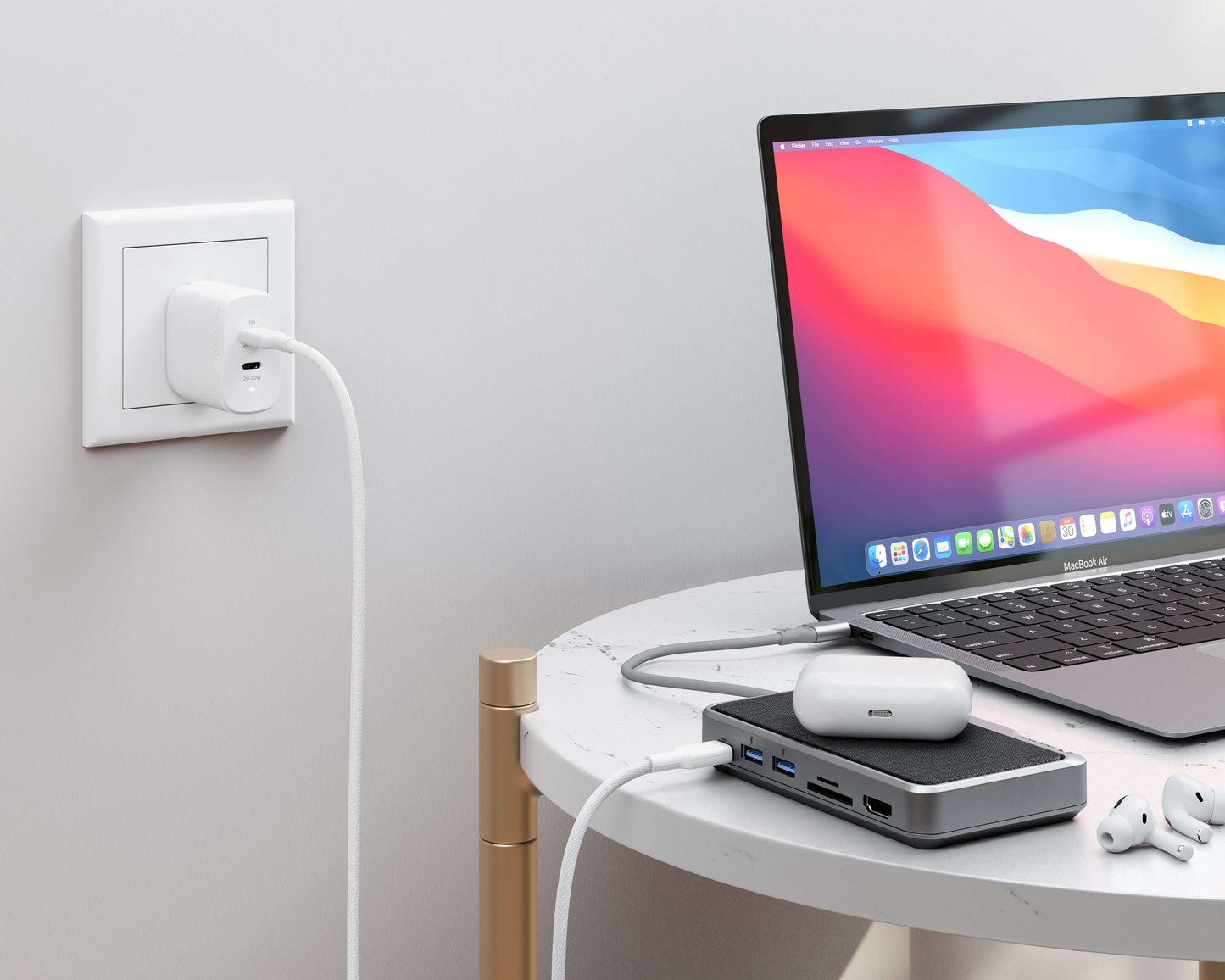 ALOGIC USB-C Dock Wave USB-C Hub - Space Grey