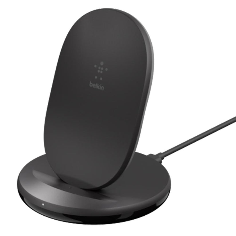 Belkin BoostCharge Qi(15W) Wireless Charging Stand (AC Adapter Not Included) Get best offers for Belkin BoostCharge Qi(15W) Wireless Charging Stand (AC Adapter Not Included)